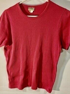 L.L.BEAN PINK SHIRT SIZE S